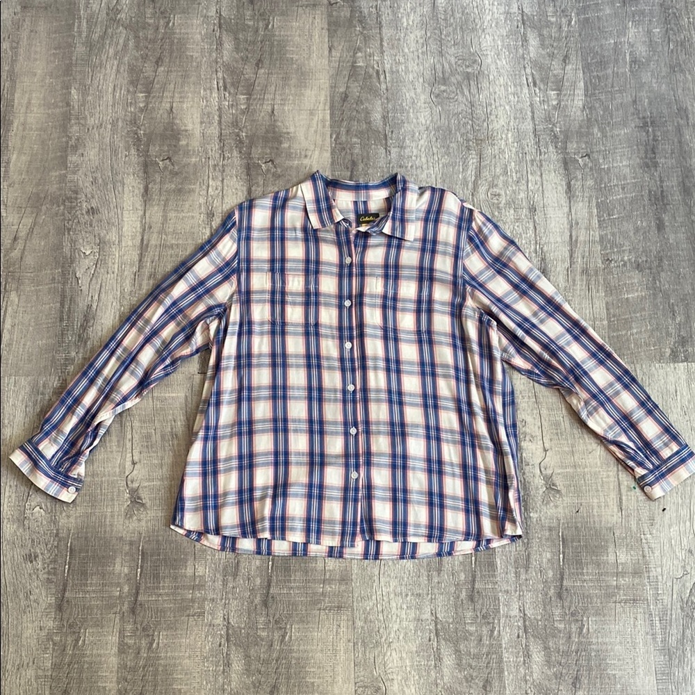 Cabela's Plaid Long-Sleeve Shirt